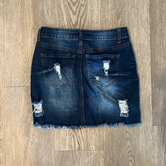 Jean Mini Skirt - Picture 2 of 2